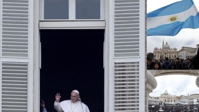 Tłumy wiernych na pierwszym spotkaniu z papieżem na modlitwie Anioł Pański