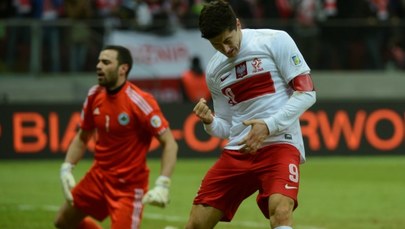 Pięć goli Polaków w meczu z San Marino. Lewandowski trafił dwie bramki z rzutów karnych