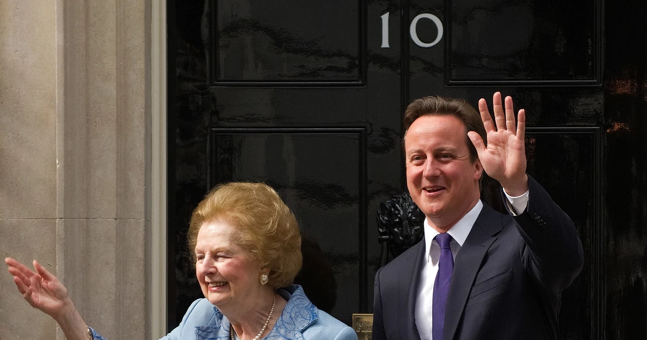 Margaret Thatcher i David Cameron