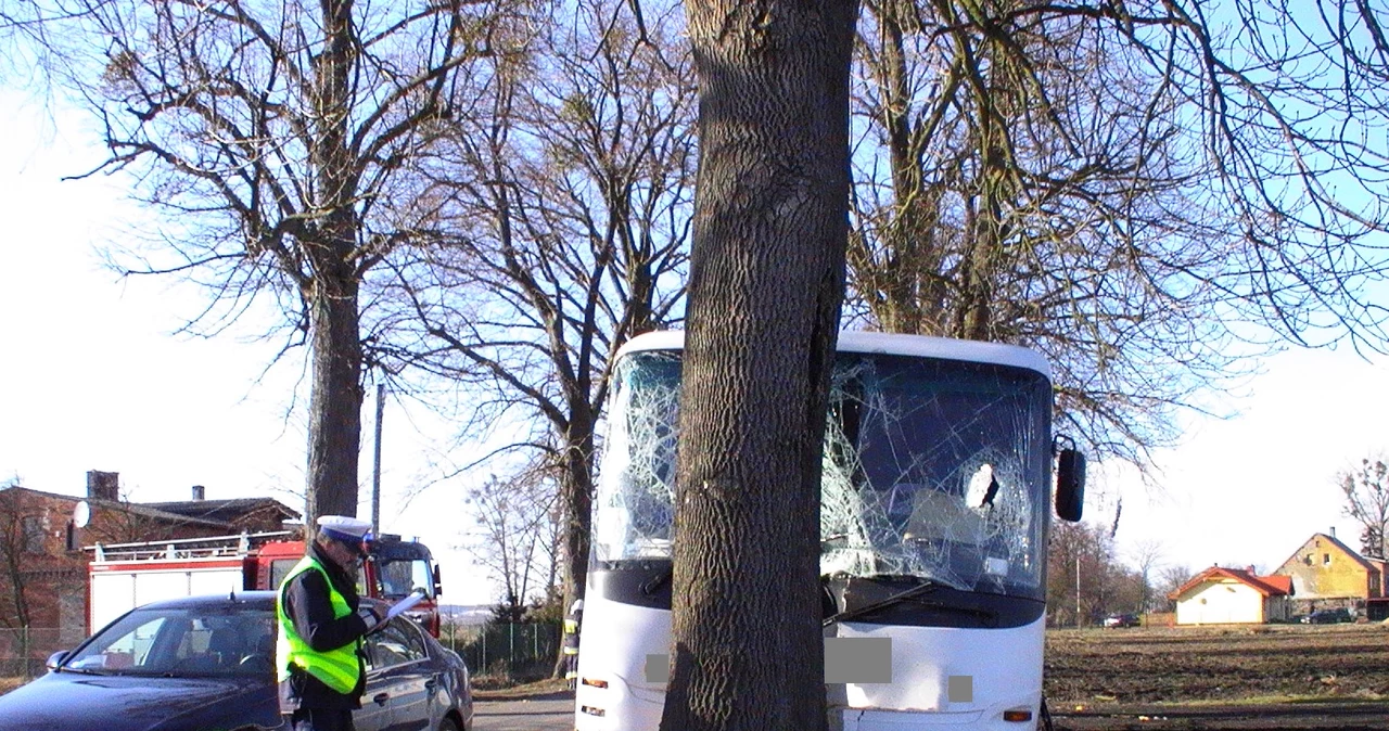 Wypadek autobusu  