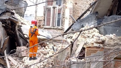 Runął pustostan w Łodzi, w środku na szczęście nikogo nie było