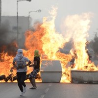 Antyrządowa demonstracja w stolicy Bahrajnu [PAP/EPA/MAZEN MAHDI]