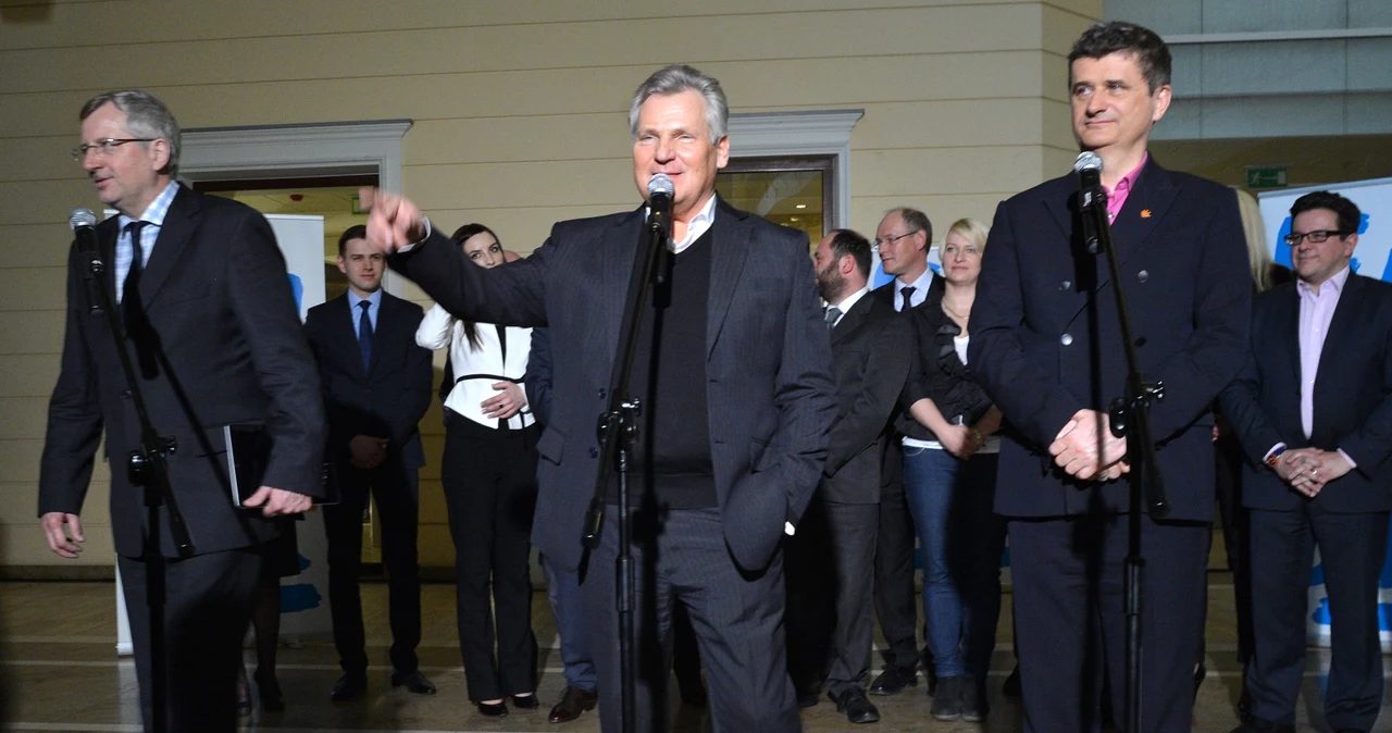 Aleksander Kwaśniewski na konferencji Europy Plus