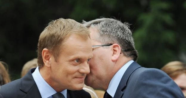 Donald Tusk i Bronisław Komorowski 