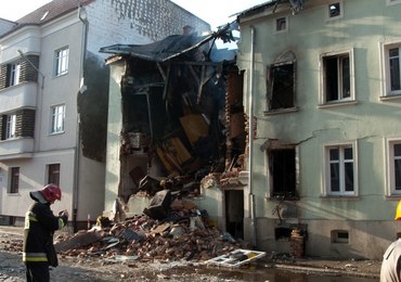 Słupsk: Ogrom zniszczeń po wybuchu gazu w kamienicy