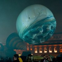 Spektakl „Big Bang” na Festiwalu Łódź Czterech Kultur [PAP/Grzegorz Michałowski]