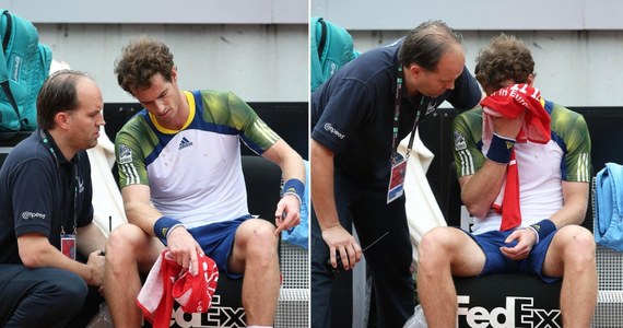 Przez kontuzję pleców Brytyjczyk Andy Murray skreczował po dwóch setach meczu z Hiszpanem Marcelem Granollersem. Ból dopadł tenisistę w drugiej rundzie turnieju ATP Masters 1000 na kortach ziemnych w Rzymie. 
