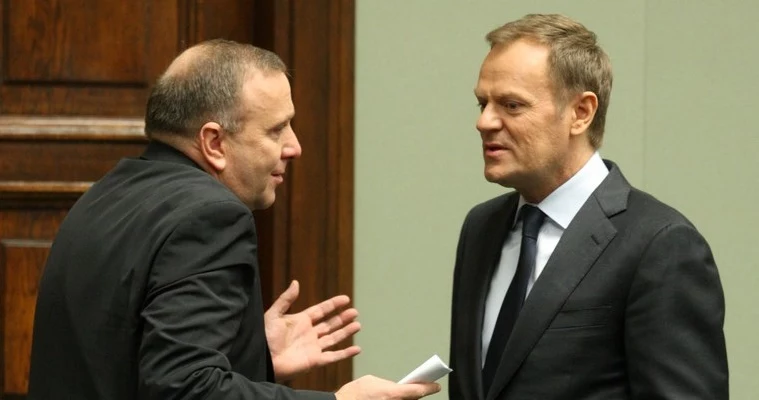 Grzegorz Schetyna i Donald Tusk