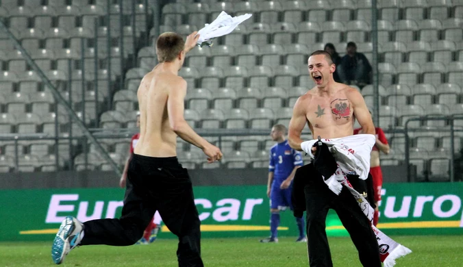 Prokuratura zajęła się kibicami, którzy wbiegli na murawę podczas meczu Polski z Liechtensteinem