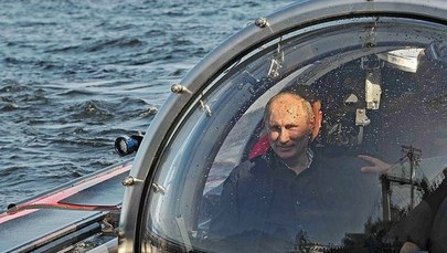 Putin popłynął łodzią podwodną do wraku żaglowca