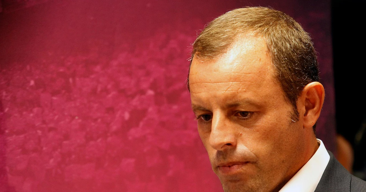 Prezydent Barcelony Sandro Rosell