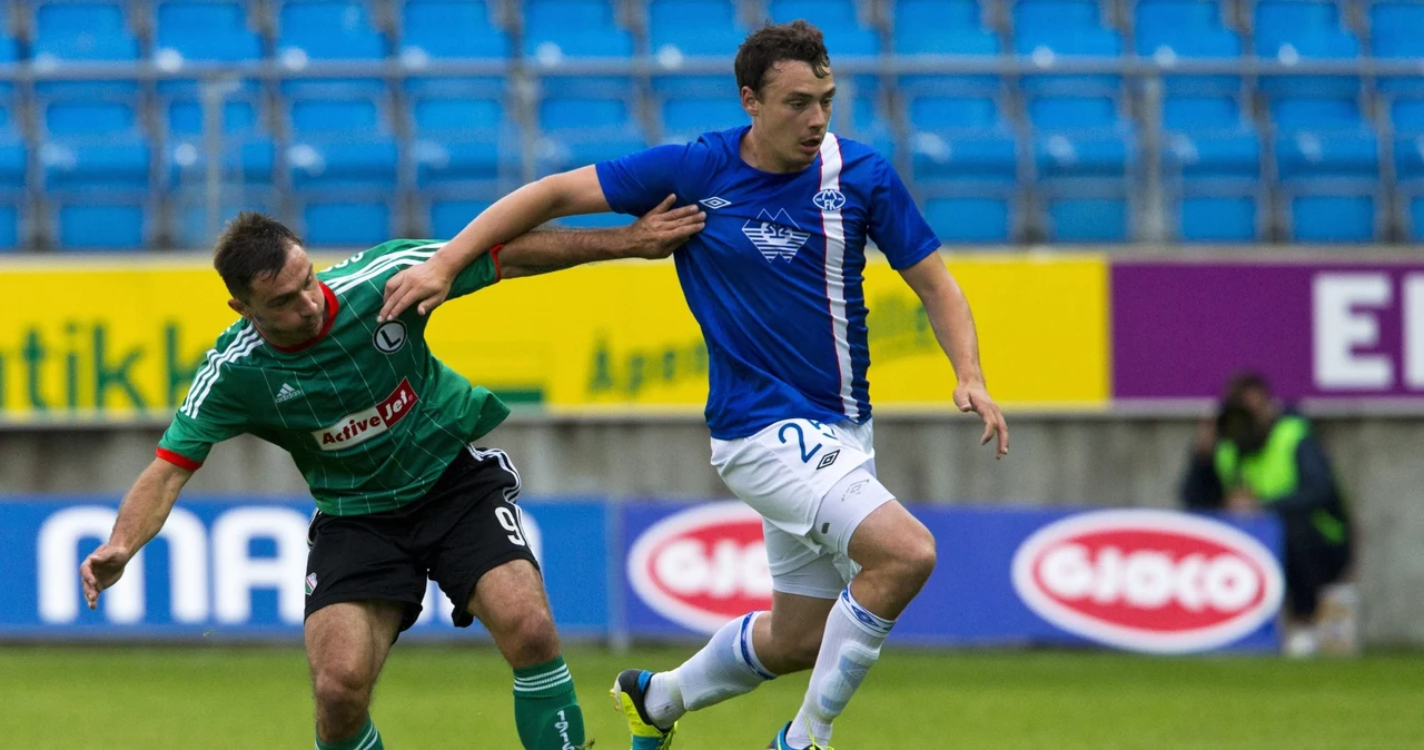 Bezradny Marek Saganowski i Vegard Forren z Molde FK