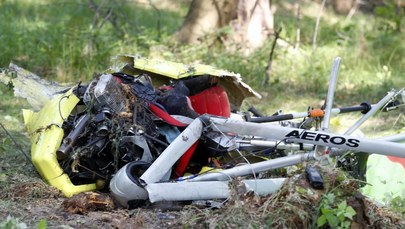Tak wygląda miejsce wypadku motolotni w Rybniku