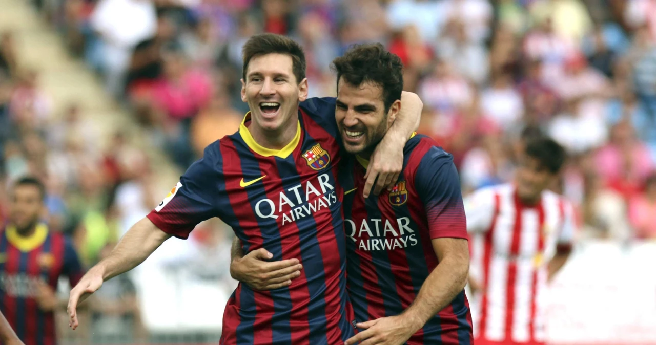 Lionel Messi i Cesc Fabregas