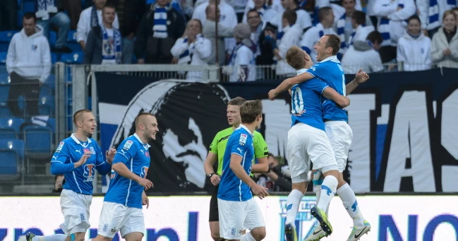 Lech Poznań skromnie wygrał z Widzewem Łódź