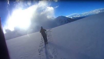Zobacz, jak himalaiści zjeżdżają na nartach