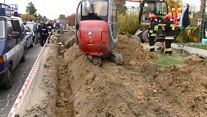 Ziemia przysypała robotników w Poznaniu