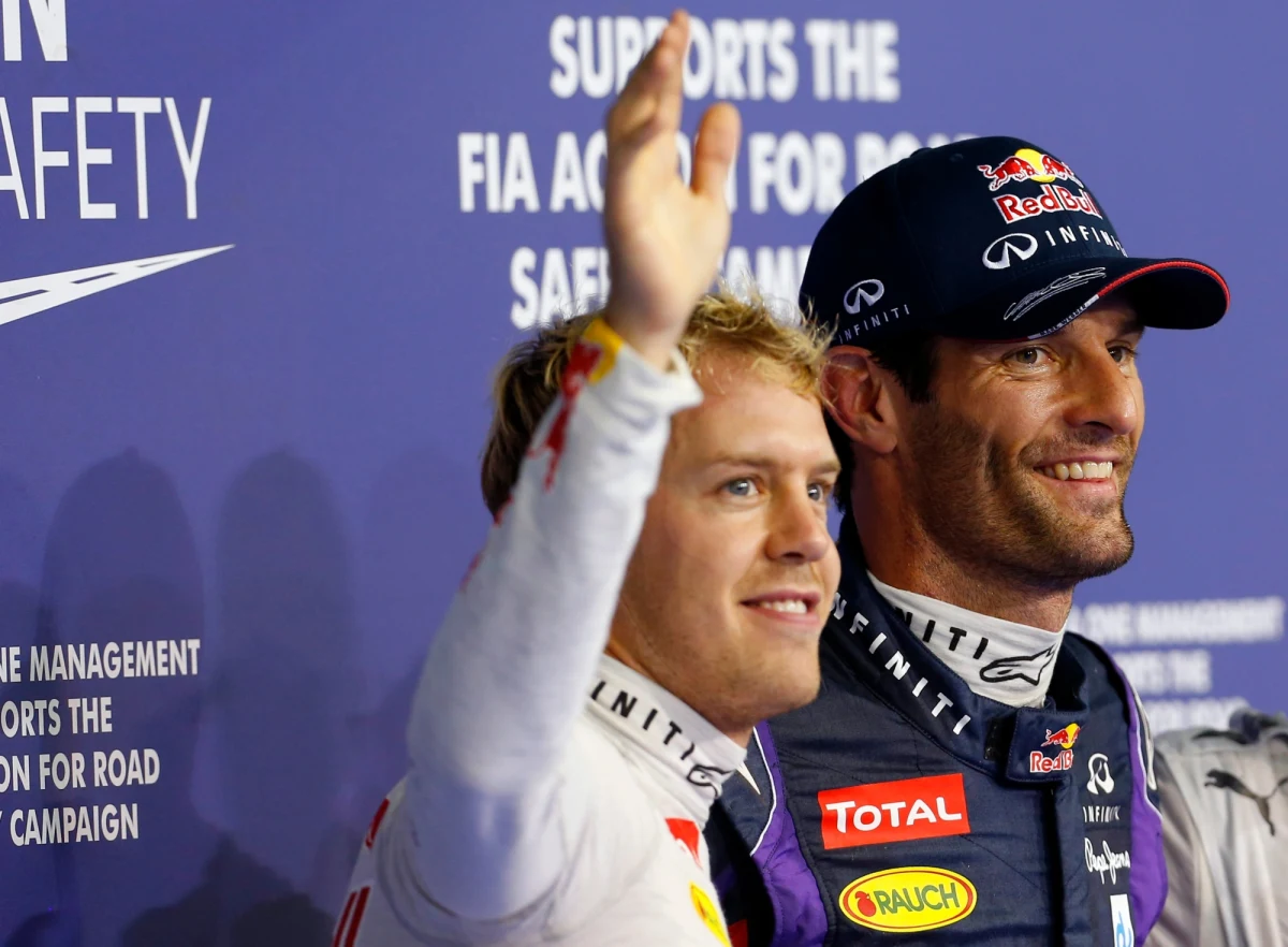 Australijczyk Mark Webber z teamu Red Bull wywalczył pole position przed niedzielnym wyścigiem Formuły 1 o Grand Prix Abu Zabi na torze Yas Marina. Obok niego z pierwszej linii startowej pojedzie partner z zespołu, mistrz świata Niemiec Sebastian Vettel. 