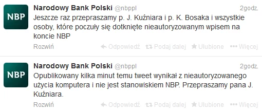 Przeprosiny NBP