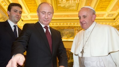 Putin spóźnił się na spotkanie z papieżem