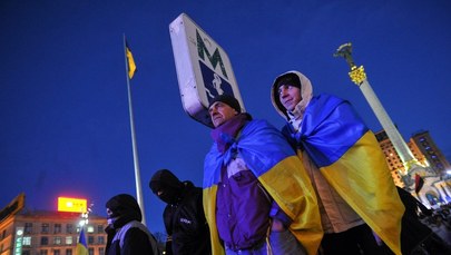Protesty na placu Niepodległości w Kijowie