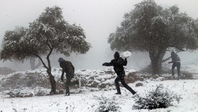Jerozolima pokryta śniegiem 
