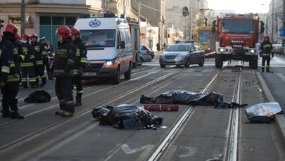 Zmarła kobieta ranna w wypadku w Łodzi