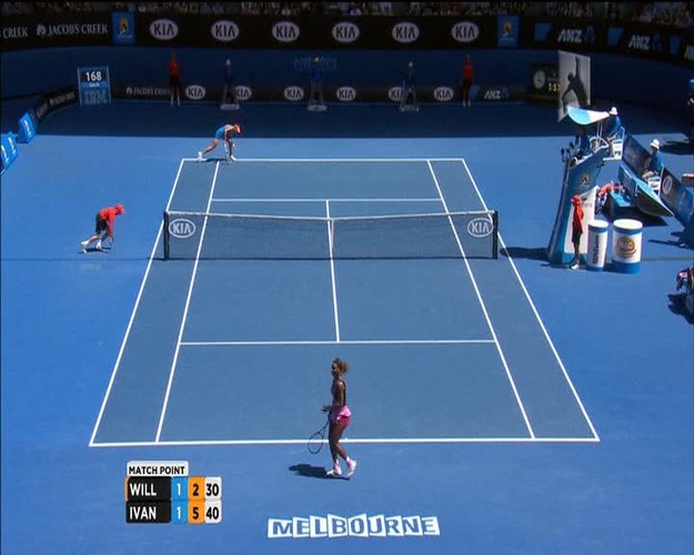 Odpadnięcie Sereny Williams to największa jak do tej pory sensacja Australian Open 2014. Rozstawiona z numerem pierwszym Amerykanka przegrała z Serbką Aną Ivanović w 1/8 finału 6:4, 3:6, 3:6.