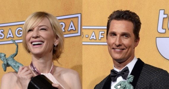 Trwa świetna passa Cate Blanchett i Matthew McConaugheya. Aktorzy zostali uhonorowani nagrodami amerykańskiej Gildii Aktorów Filmowych. Ceremonia wręczenia statuetek odbyła się w Los Angeles.