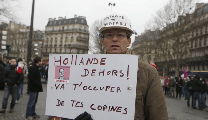 Francja: Wielotysięczna demonstracja przeciwko polityce Hollande'a