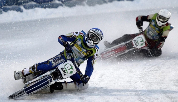 Wyścigi motocyklowe na lodzie: Rosjanin Kołtakow najlepszy w Sanoku