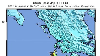 ​Trzęsienie ziemi w Grecji. Miało siłę 6,1 w skali Richtera