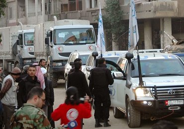 Syria: Kilkuset cywilów ewakuowanych