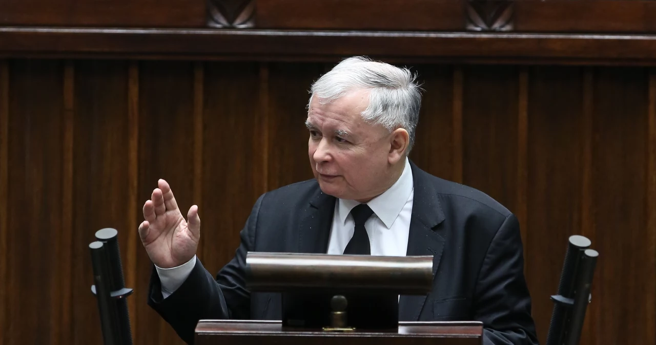 Prezes PiS Jarosław Kaczyński