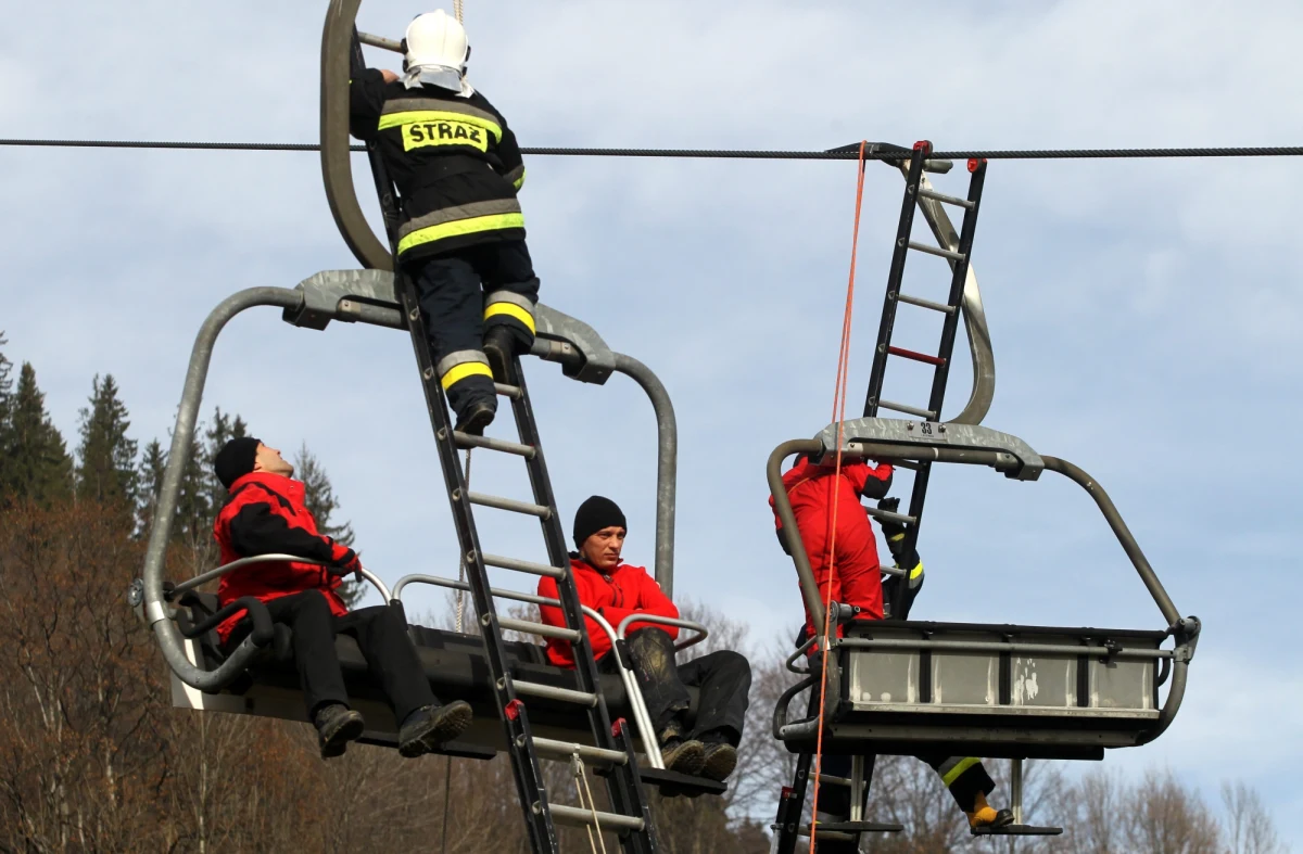Groźny wypadek w Zakopanem. Z wyciągu narciarskiego spadła kilkuletnia dziewczynka. 