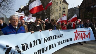 Gdańsk: Manifestacja w obronie Telewizji Trwam