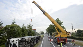 Wypadek na drodze nr 5 koło Bydgoszczy