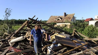 Przeszła trąba powietrzna, sześć osób rannych