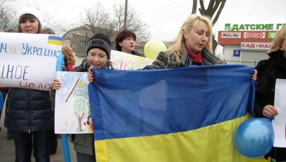 Manifestacja na rzecz ukraińskości Krymu