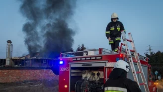 Pożar w Zielonce koło Bydgoszczy