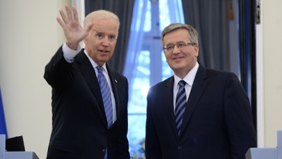 Komorowski i Biden zgodni ws. Ukrainy