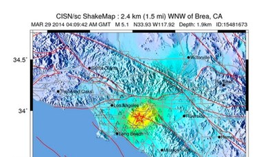 W Los Angeles zatrzęsła się ziemia