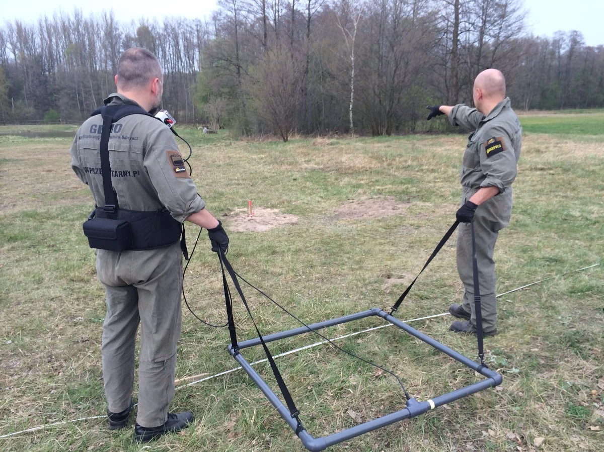 ​Fragmenty polskiego samolotu RWD 8, zestrzelonego we wrześniu 1939 r., znaleziono pod Zduńską Wolą w Łódzkiem. Maszyna w większości zrobiona ze sklejki i płótna. Pasjonaci historii szukali jej za pomocą wykrywaczy metalu i specjalnych anten. 