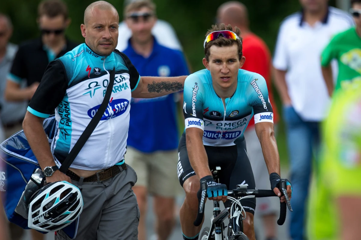 Michał Kwiatkowski z ekipy Omega Pharma-Quick Step zajął trzecie miejsce na piątym etapie kolarskiego wyścigu Dookoła Kraju Basków, z metą w Markina-Xemein. Najszybszy okazał się Brytyjczyk Ben Swift, a liderem pozostał Hiszpan Alberto Contador.