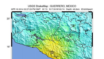 Silne trzęsienie ziemi w Meksyku