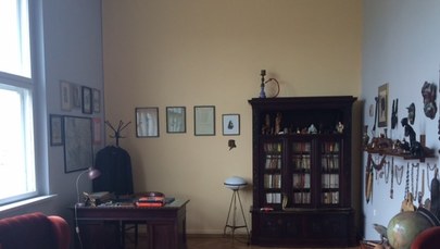 Zrekonstruowany gabinet pisarza Alfreda Szklarskiego