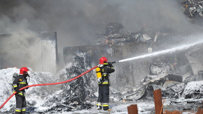 Potężny pożar w Szczecinie