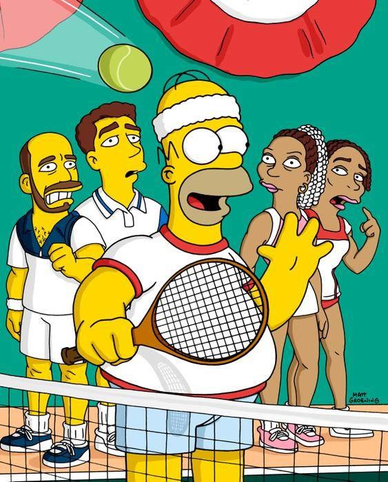 Zdjęcie ilustracyjne Simpsonowie odcinek 12 "Tennis the Menace"