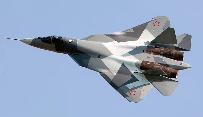 Rosja: Wypadek myśliwca piątej generacji Suchoj T-50