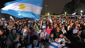 Fani Argentyny świętowali zwycięstwo w Buenos Aires